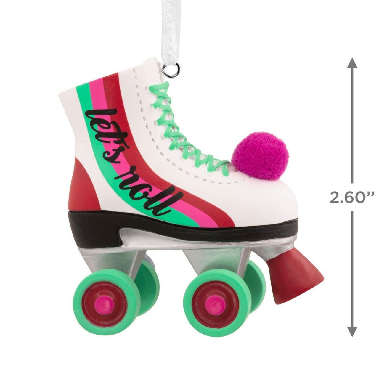 Let's Roll Roller Skates Tree Trimmer Ornament