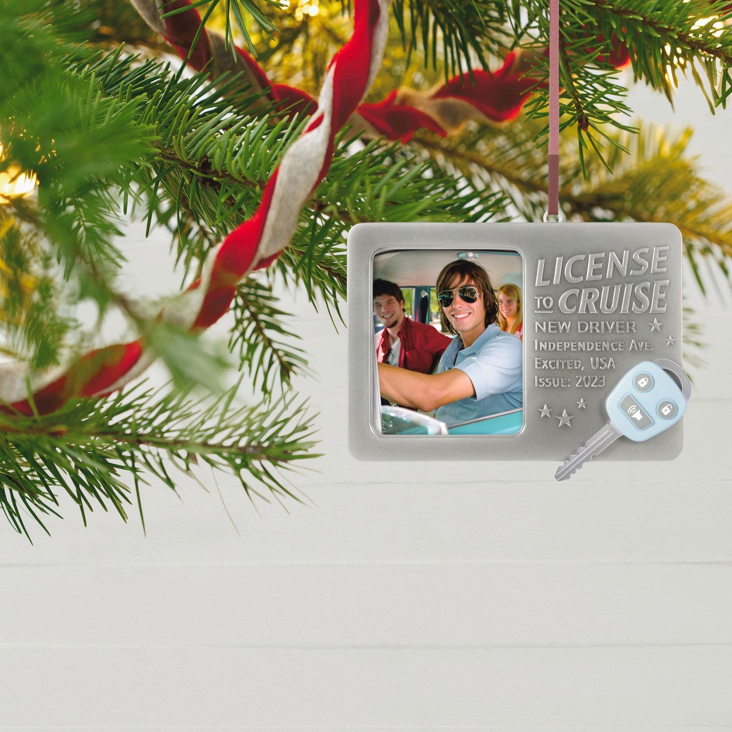 License to Cruise Photo Frame, 2023 Keepsake Ornament