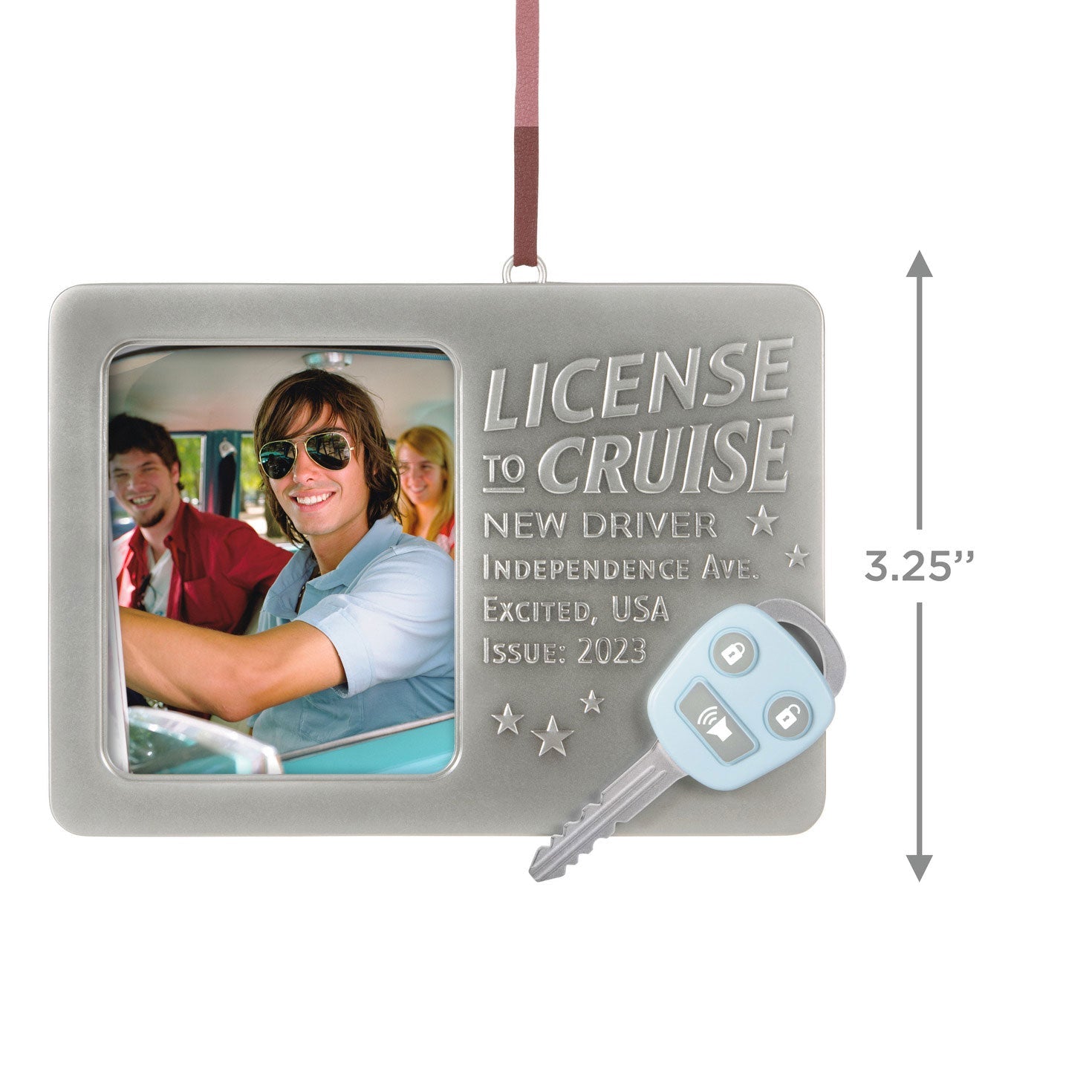 License to Cruise Photo Frame, 2023 Keepsake Ornament