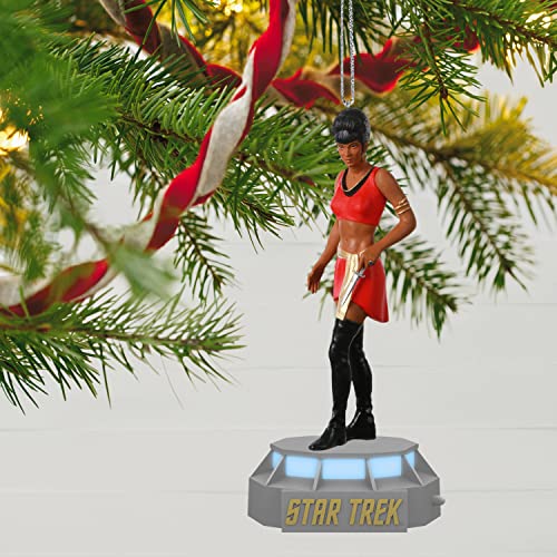 Lieutenant Uhura, Star Trek Storytellers Collection Ornament, 2020 Hallmark Keepsake Light and Sound