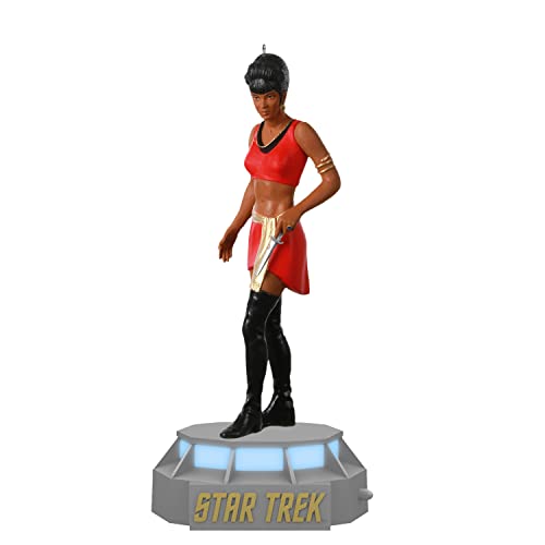 Lieutenant Uhura, Star Trek Storytellers Collection Ornament, 2020 Hallmark Keepsake Light and Sound