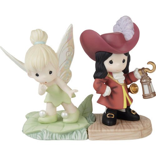 Life Is A Daring Adventure Disney Tinker Bell and Captain Hook 2-Piece Figurine Set