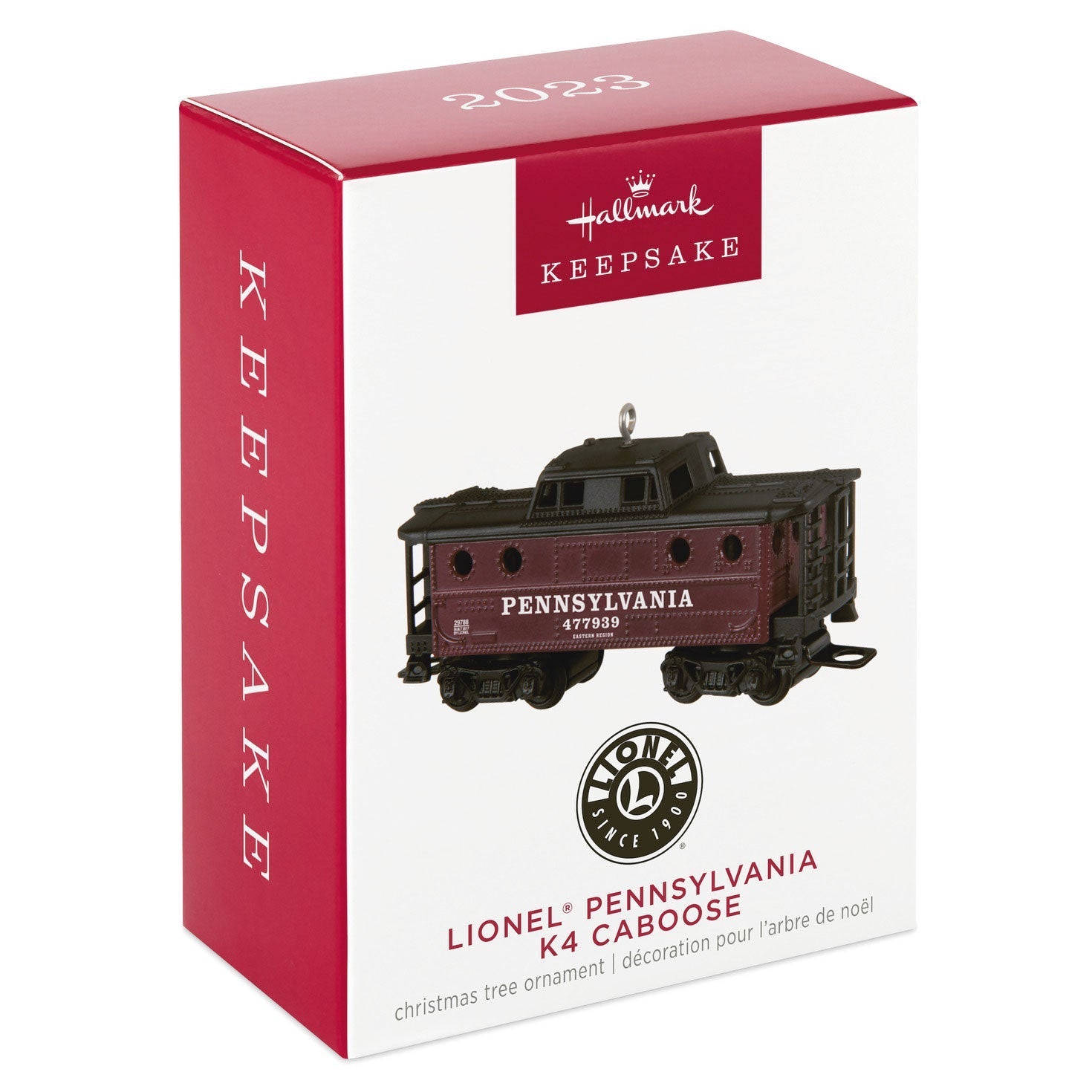 Lionel Pennsylvania K4 Caboose Metal, 2023 Keepsake Ornament