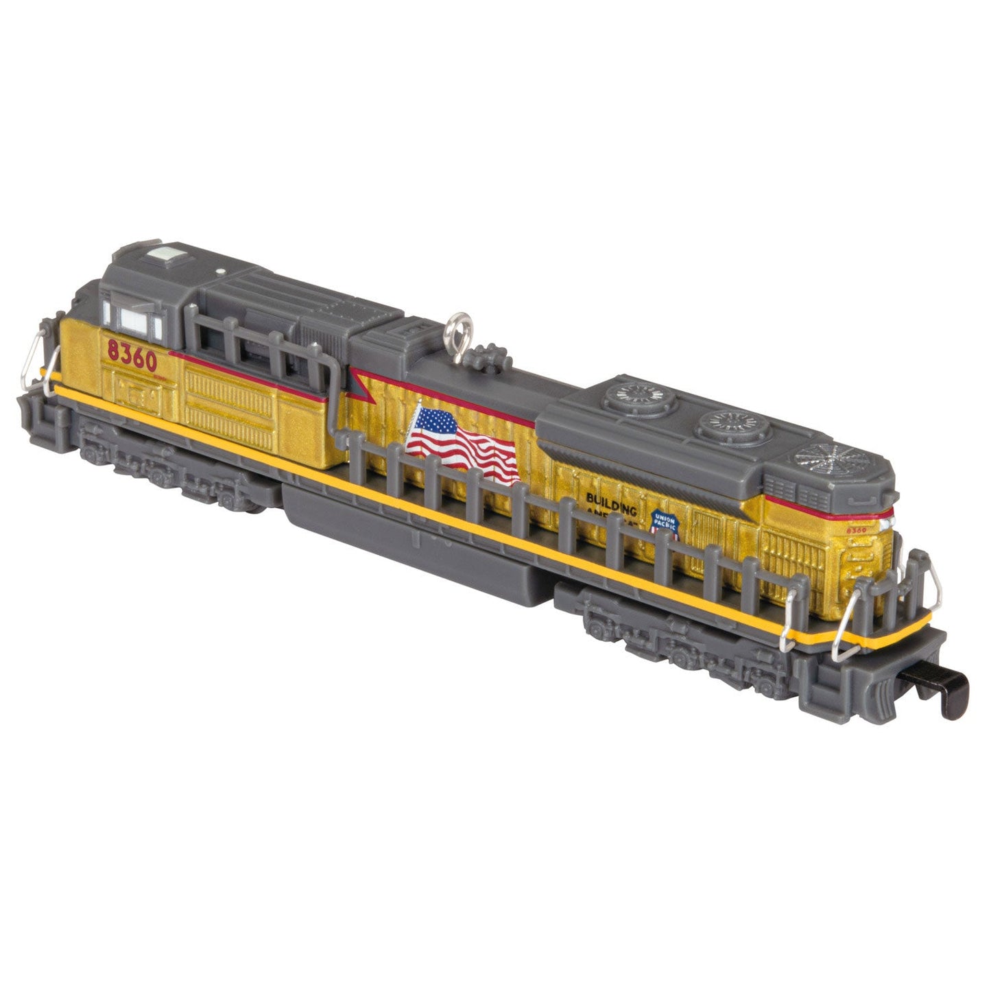 Lionel Trains Union Pacific Legacy SD70ACE Metallic Gold Metal 2024 Keepsake Ornament