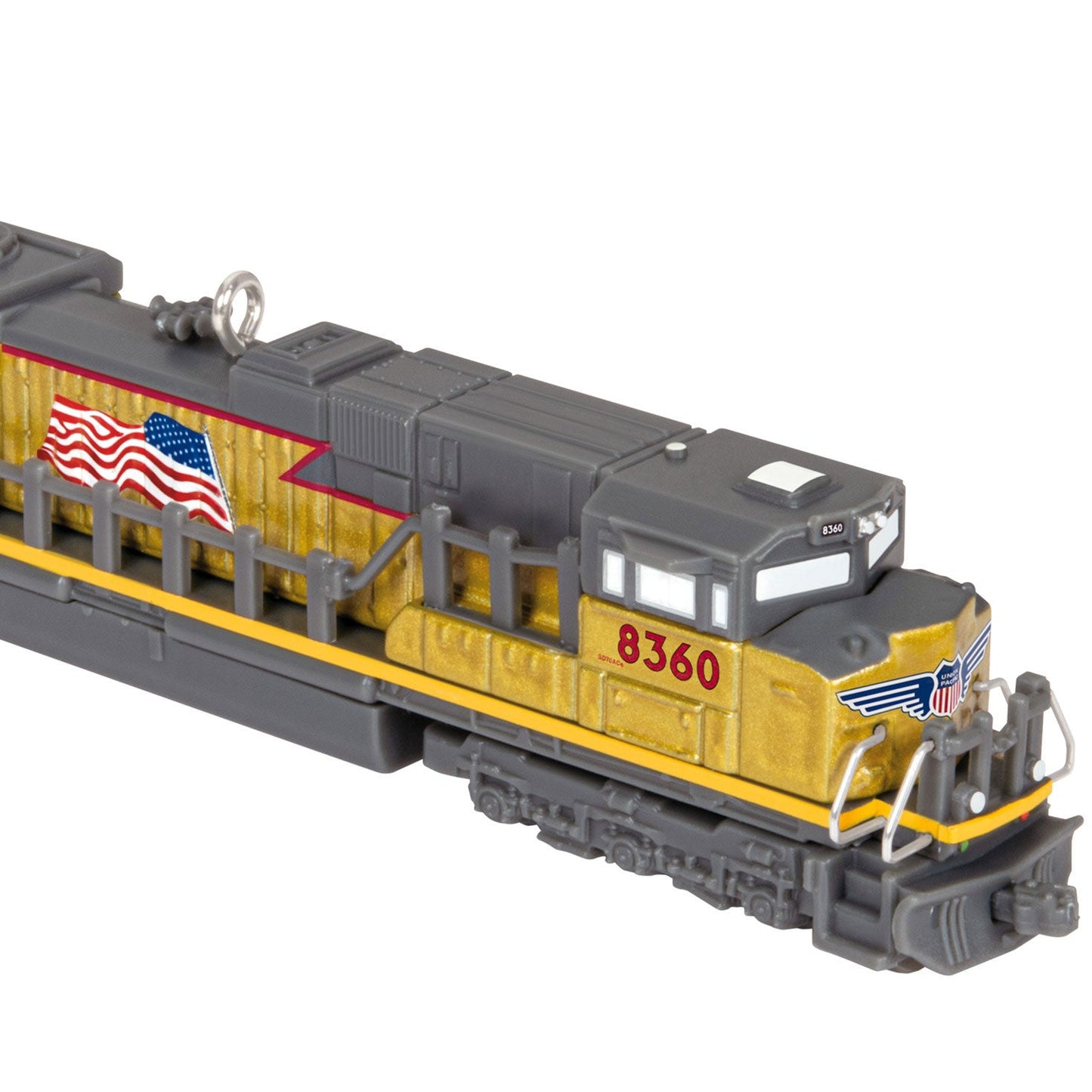 Lionel Trains Union Pacific Legacy SD70ACE Metallic Gold Metal 2024 Keepsake Ornament