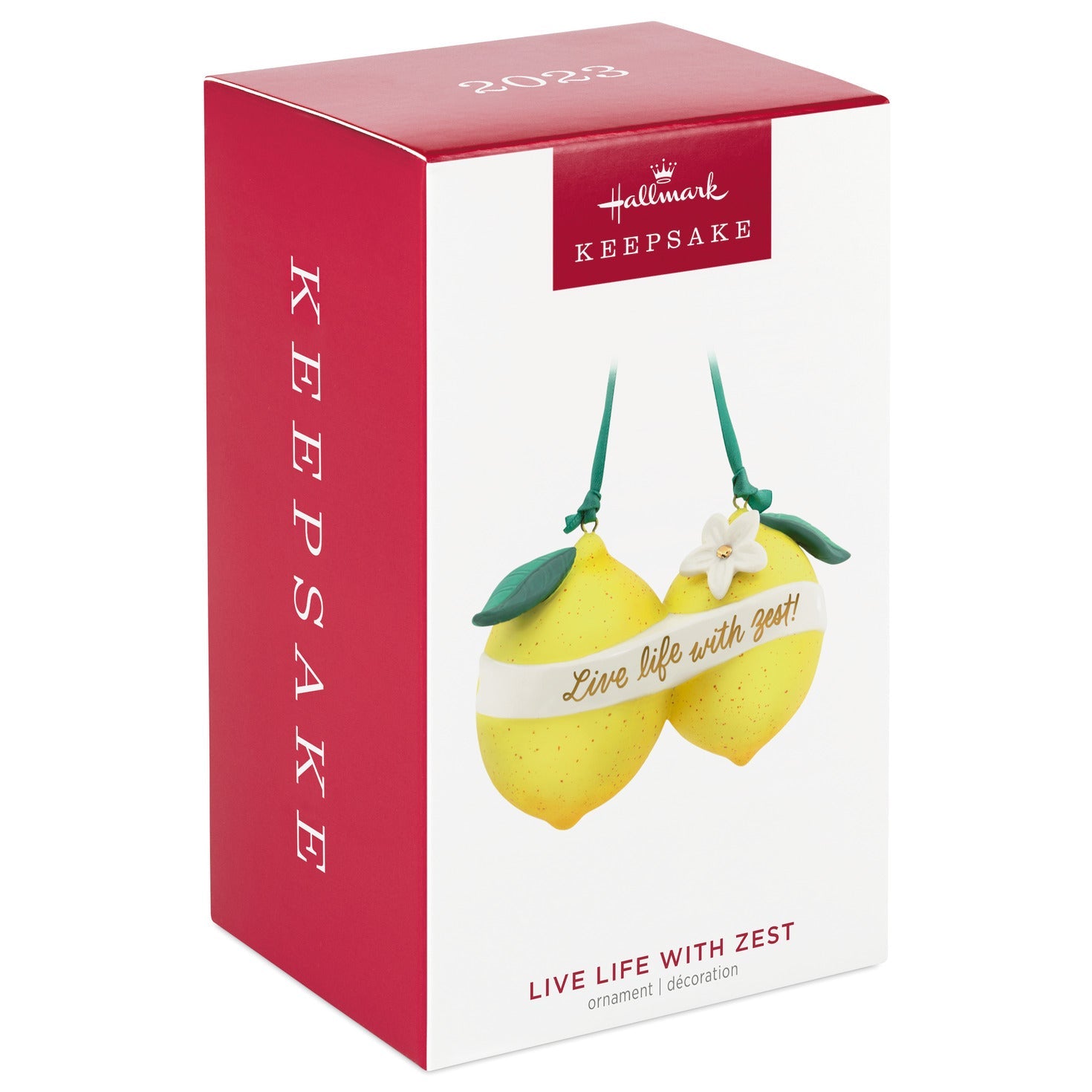 Live Life With Zest! Porcelain, 2023 Keepsake Ornament