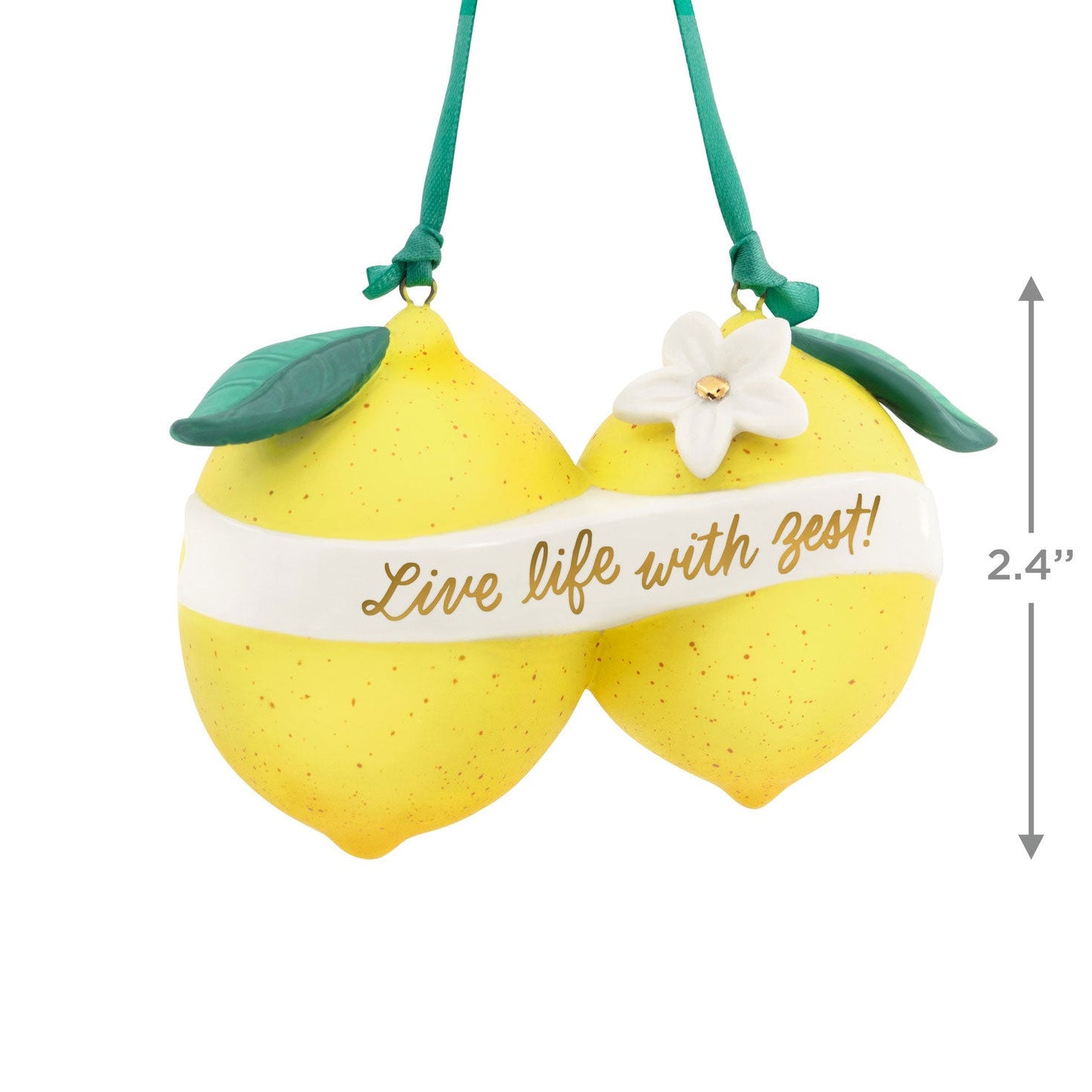 Live Life With Zest! Porcelain, 2023 Keepsake Ornament