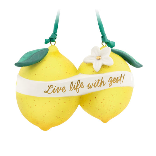 Live Life With Zest! Porcelain, 2023 Keepsake Ornament