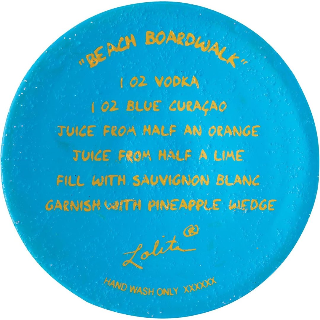 Lolita Beach Boardwalk Wine Glass, 15 Ounce