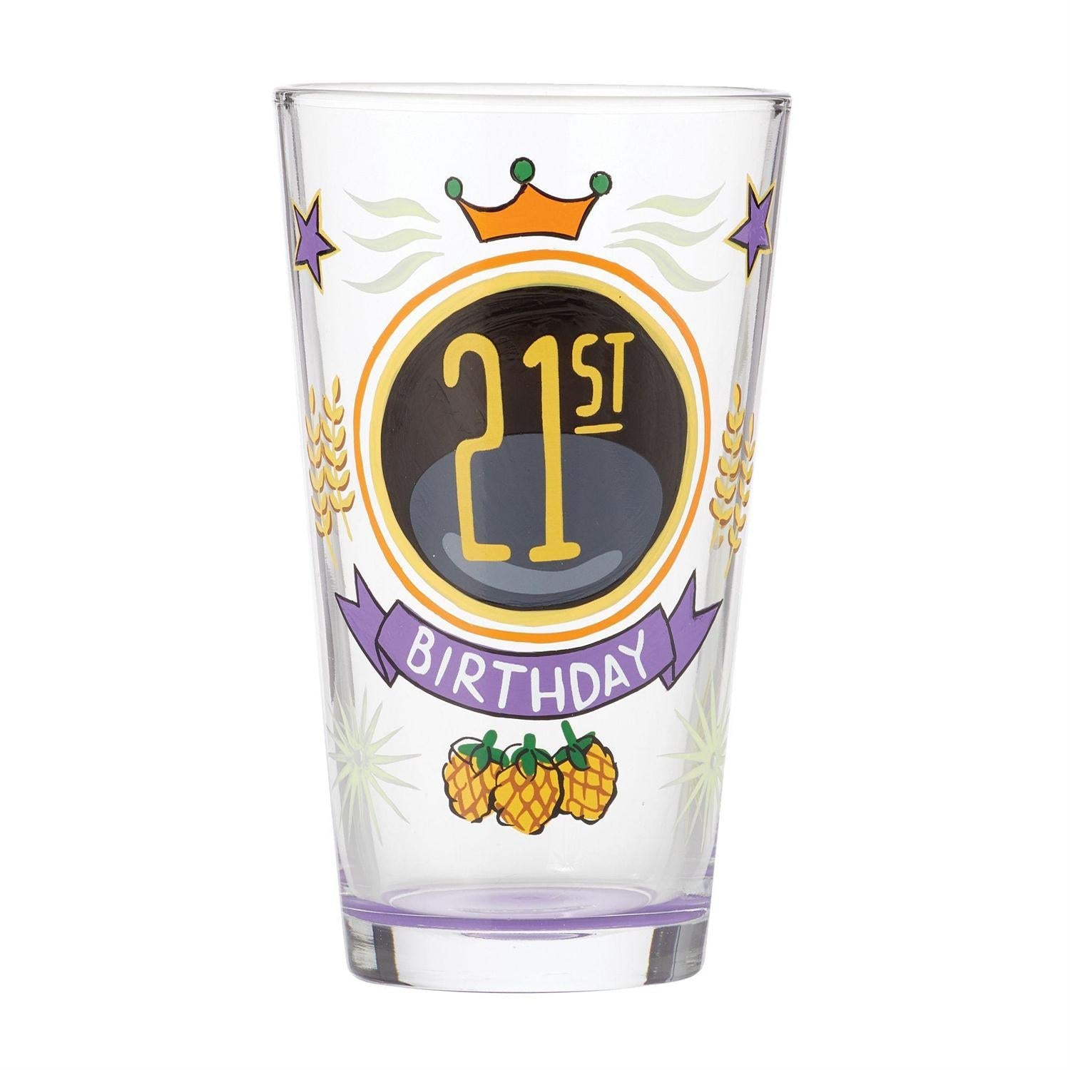 Lolita Beer Glass 21st Birthday, 16oz