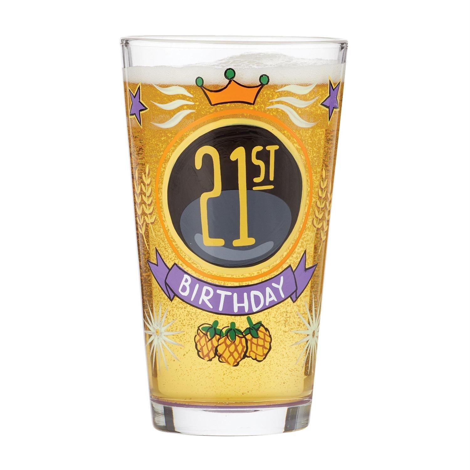 Lolita Beer Glass 21st Birthday, 16oz