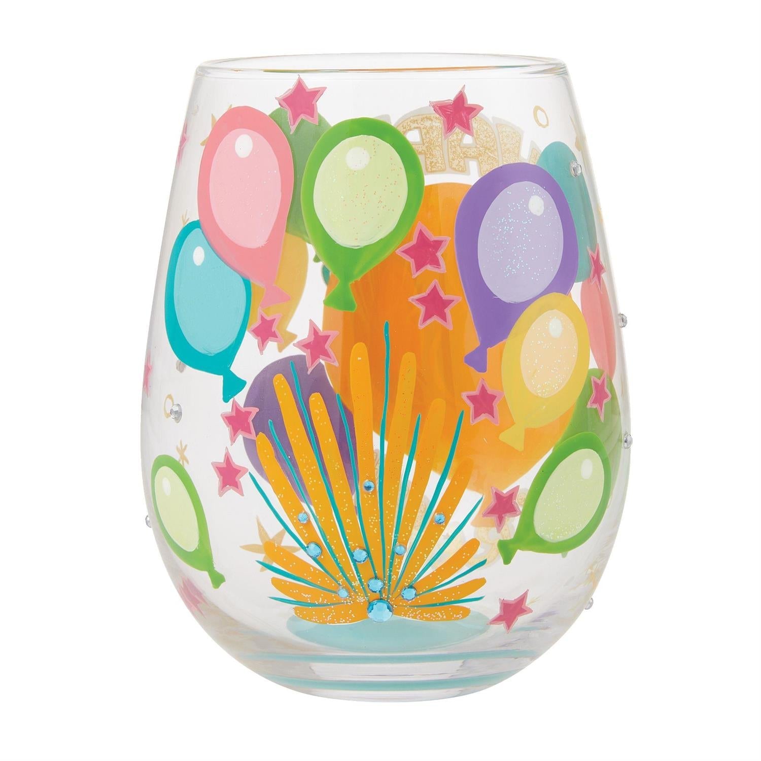 Lolita Happy 30th Birthday Stemless Wine Glass