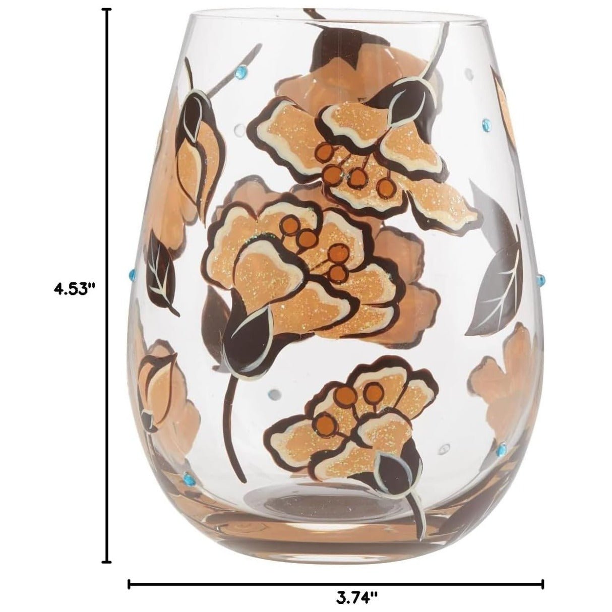 Lolita Jungle Beauty Stemless Wine Glass, 20 oz