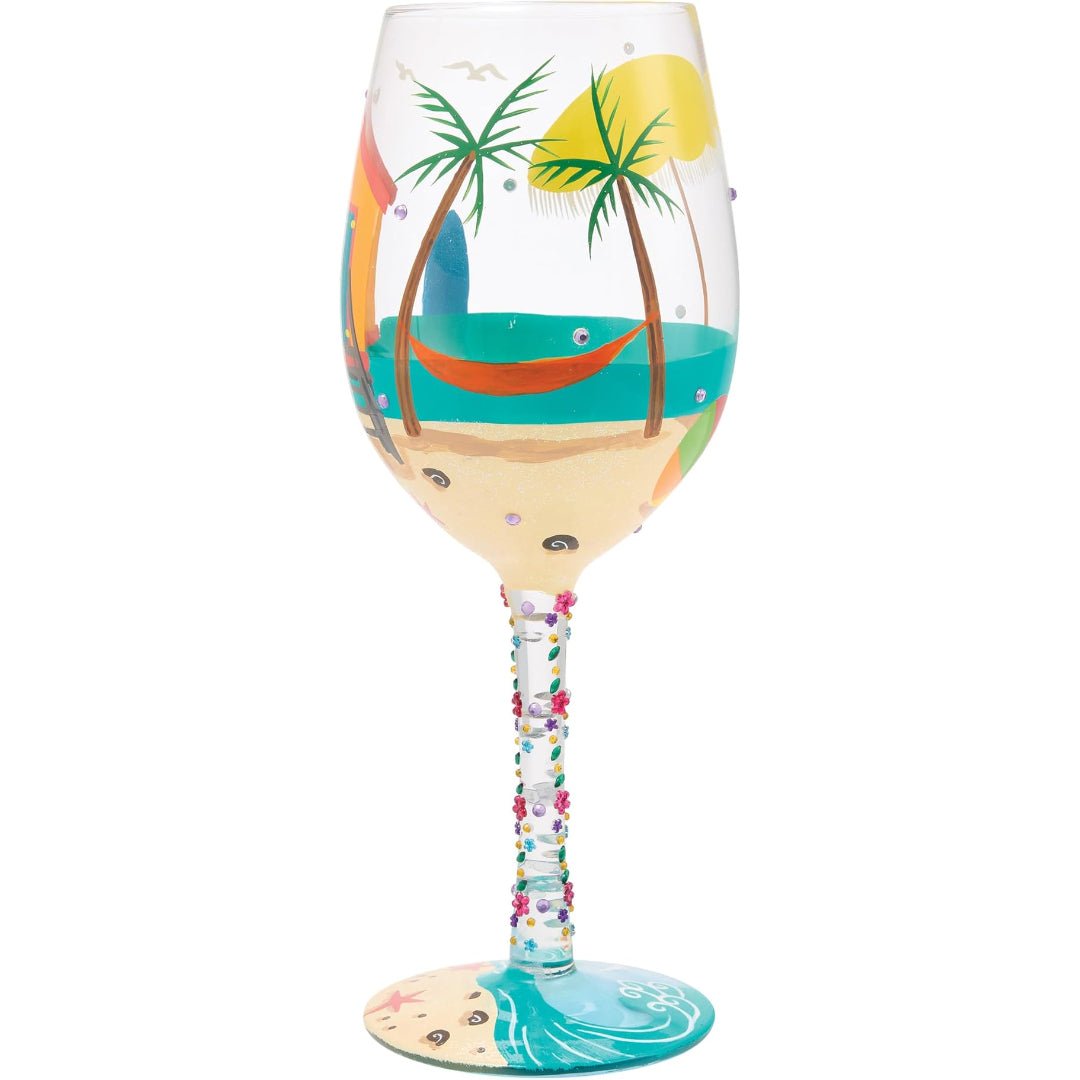 Lolita Little Beach House Wine Glass, 15 Ounce