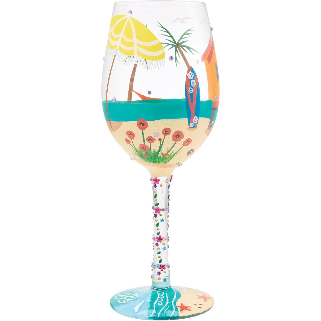Lolita Little Beach House Wine Glass, 15 Ounce
