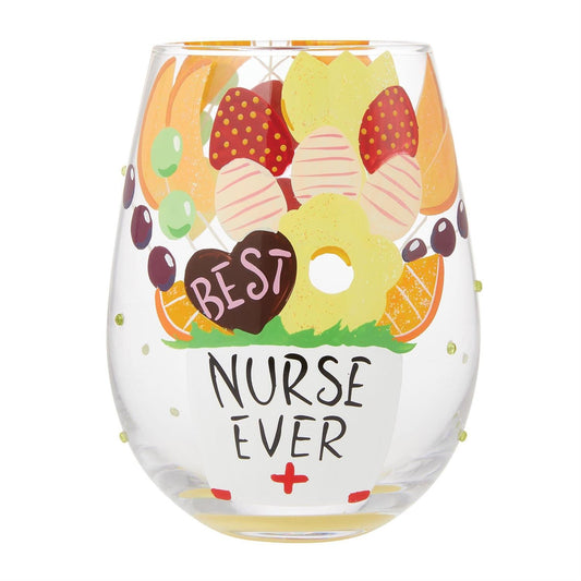 Lolita Nurse Stemless Wine Glass