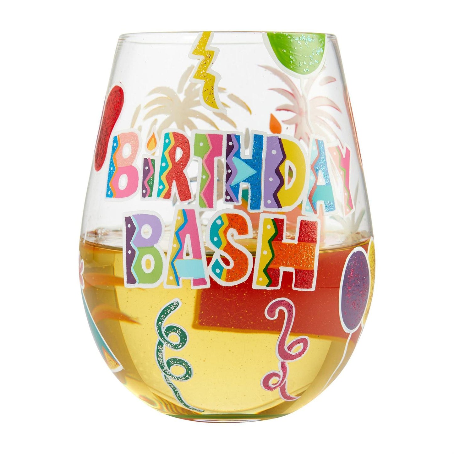 Lolita Stemless Wine Glass Birthday Bash