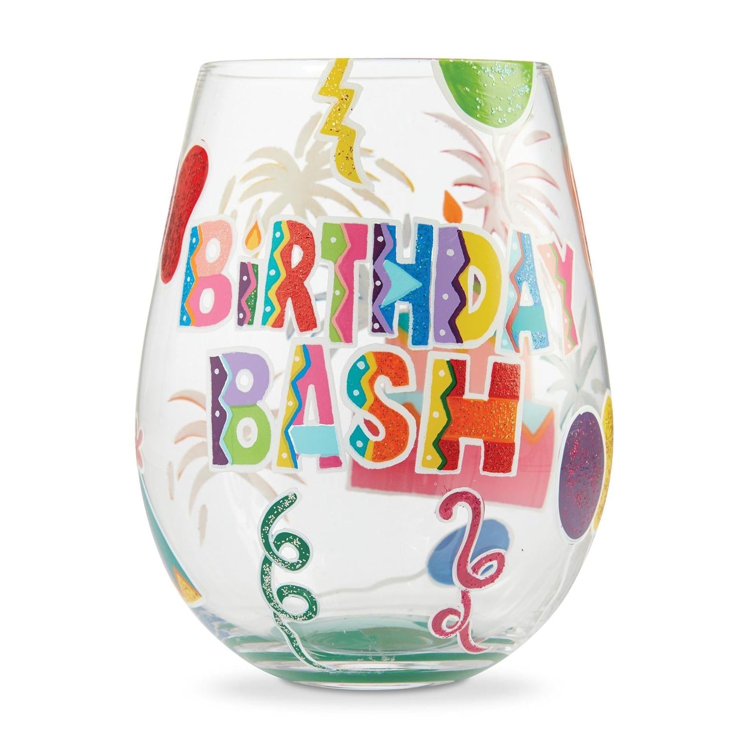 Lolita Stemless Wine Glass Birthday Bash