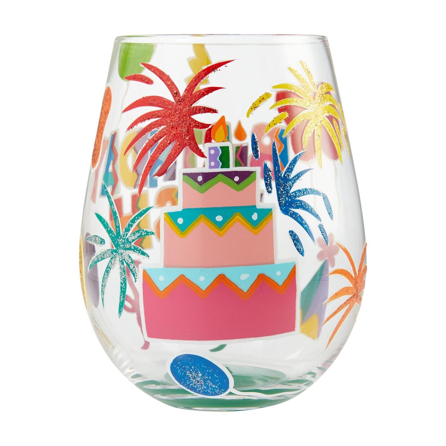 Lolita Stemless Wine Glass Birthday Bash