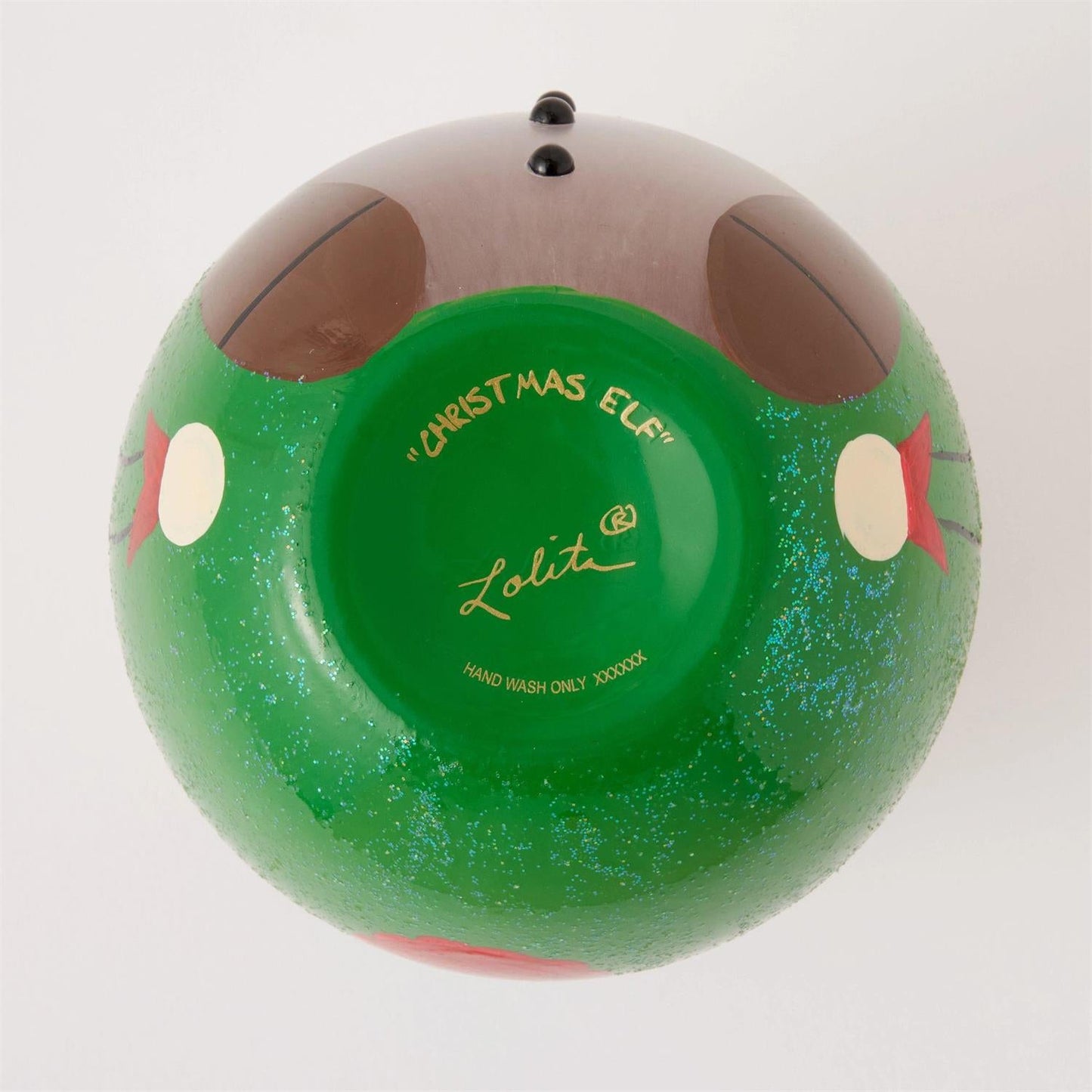 Lolita Stemless Wine Glass Christmas Elf