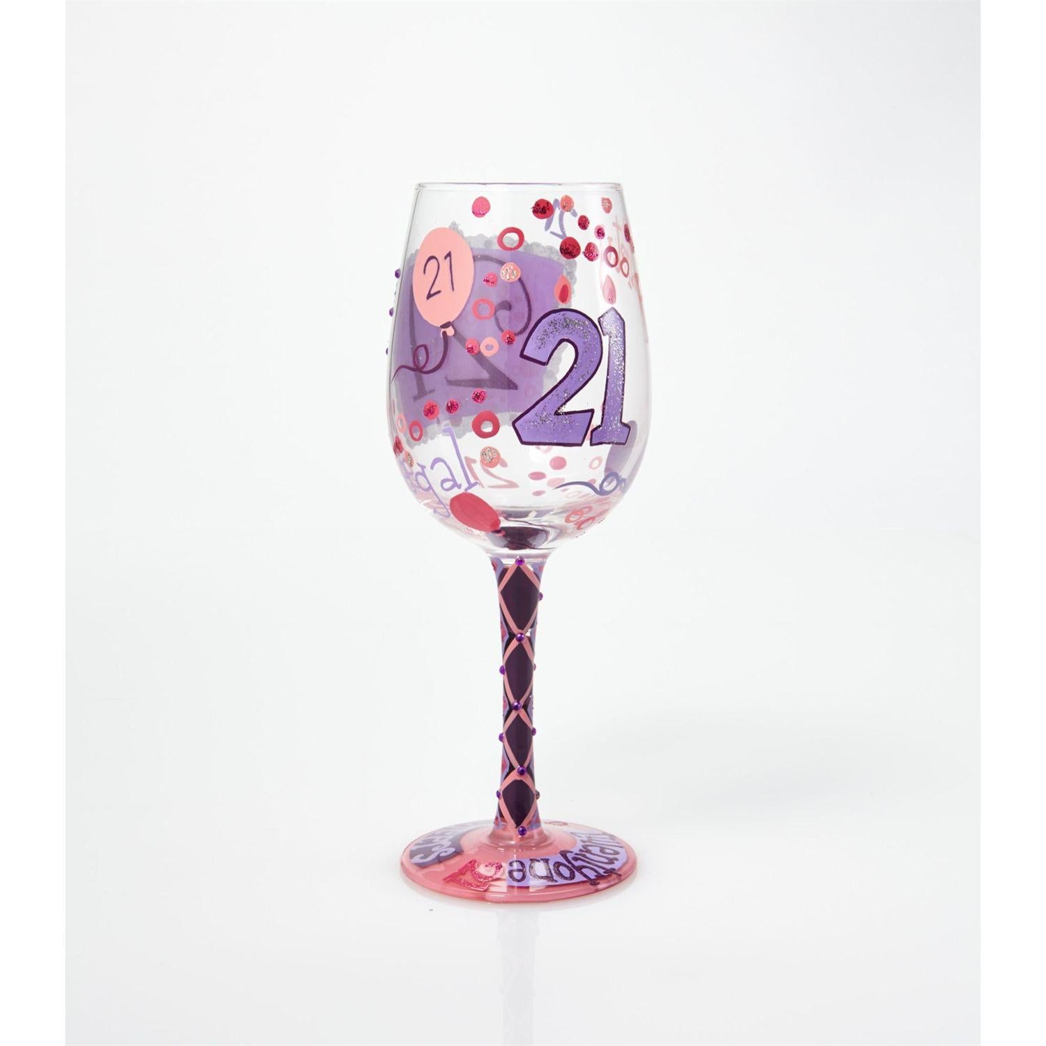 Lolita Wine Glass 21st Birthday