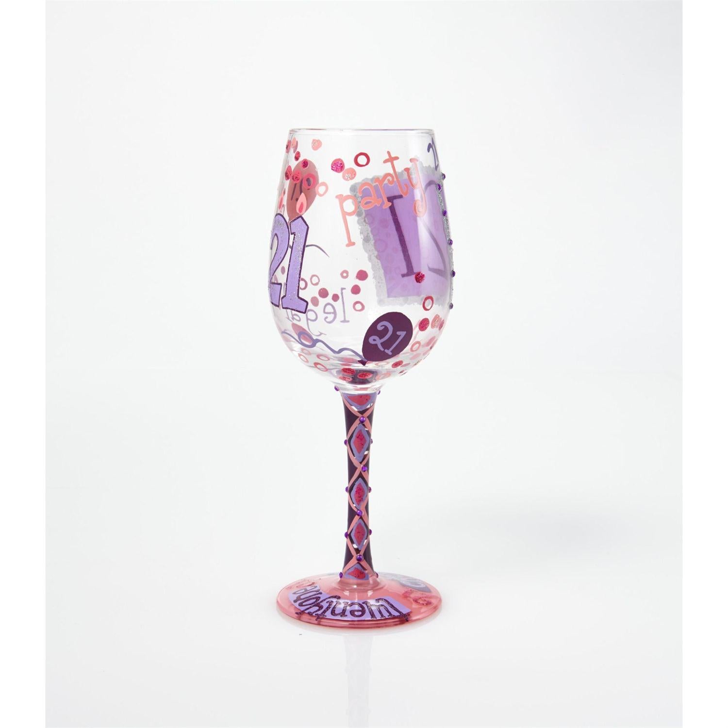 Lolita Wine Glass 21st Birthday