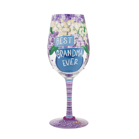 Lolita Wine Glass Best Grandma Ever