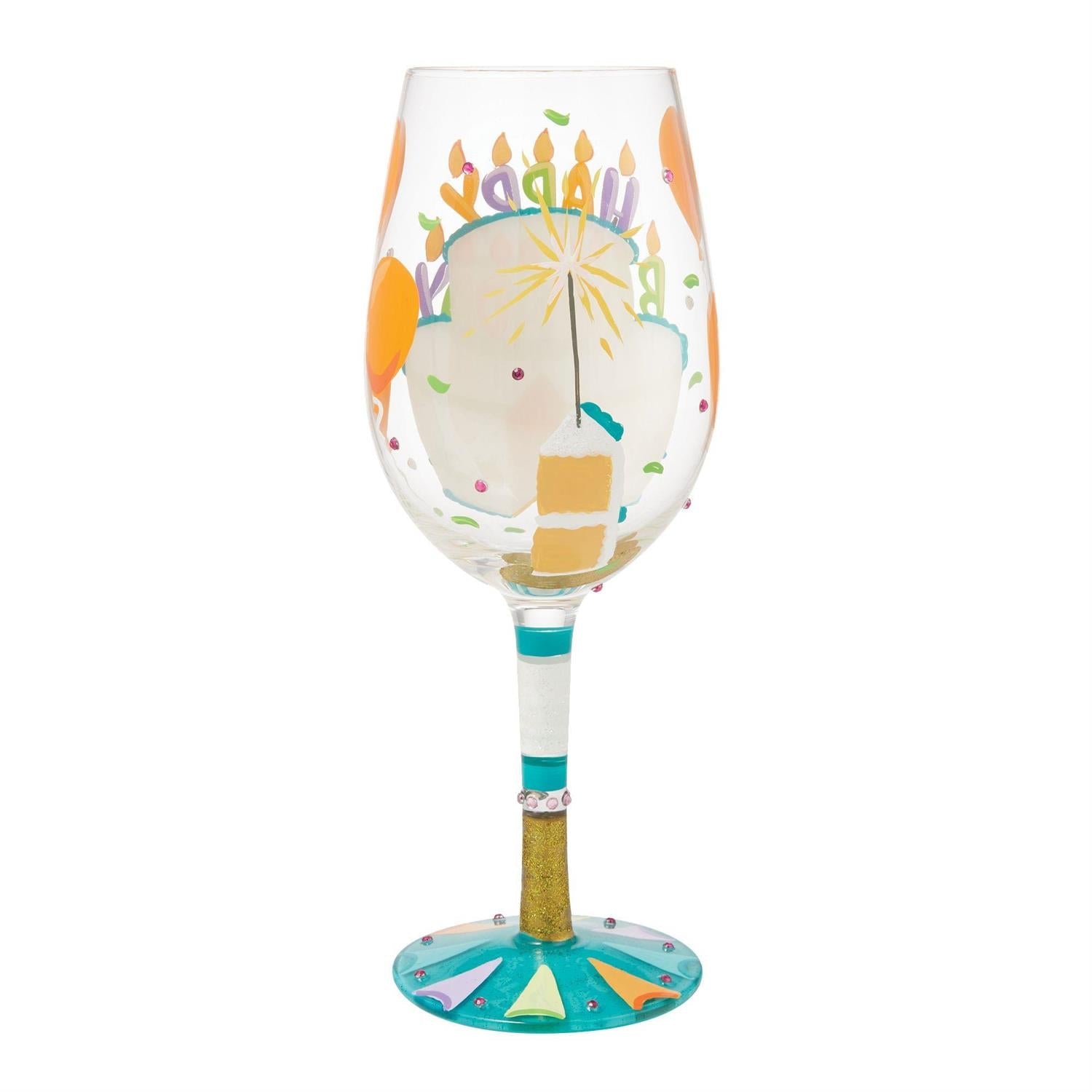 Lolita Wine Glass Birthday Slice