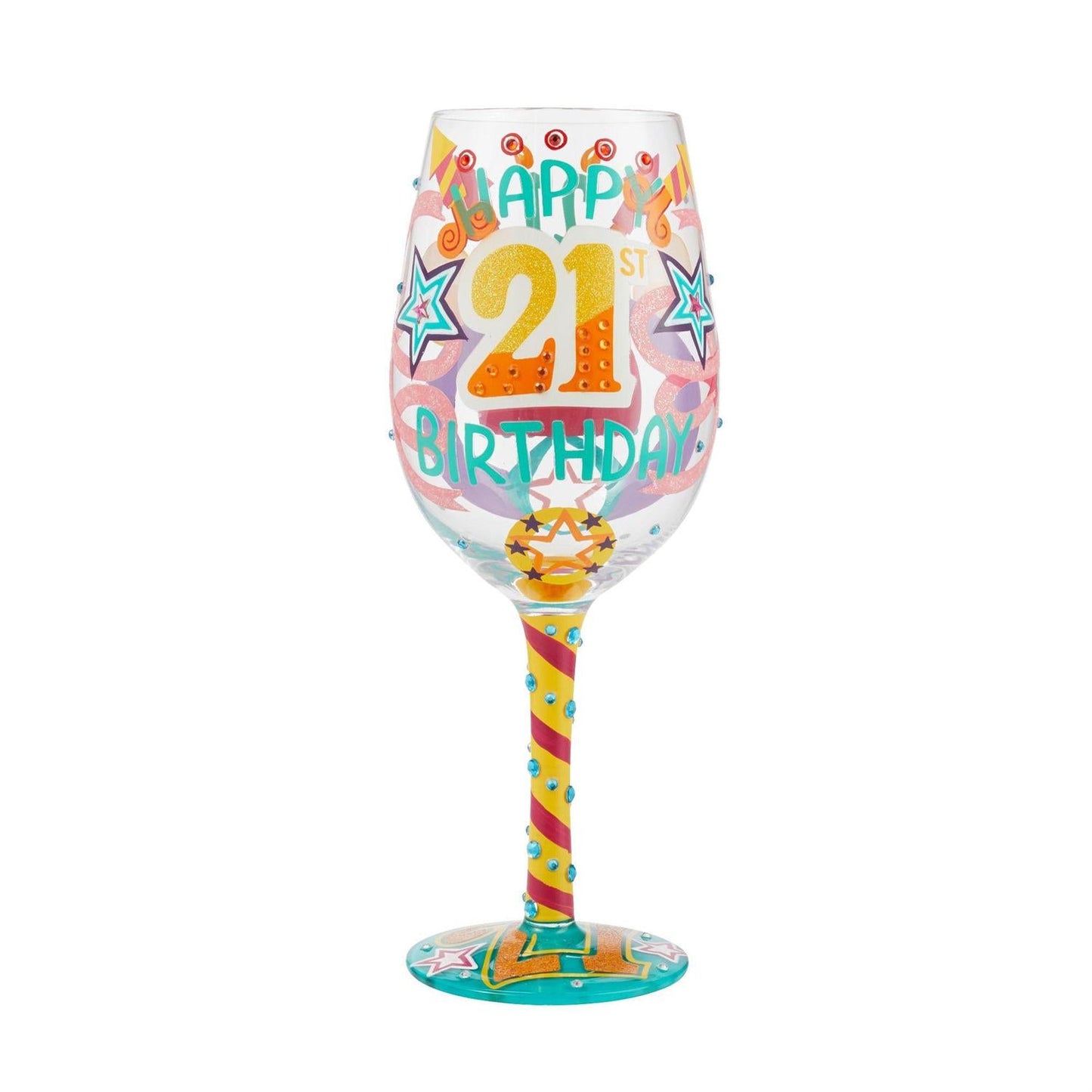 Lolita Wine Glass Happy 21St Birthday