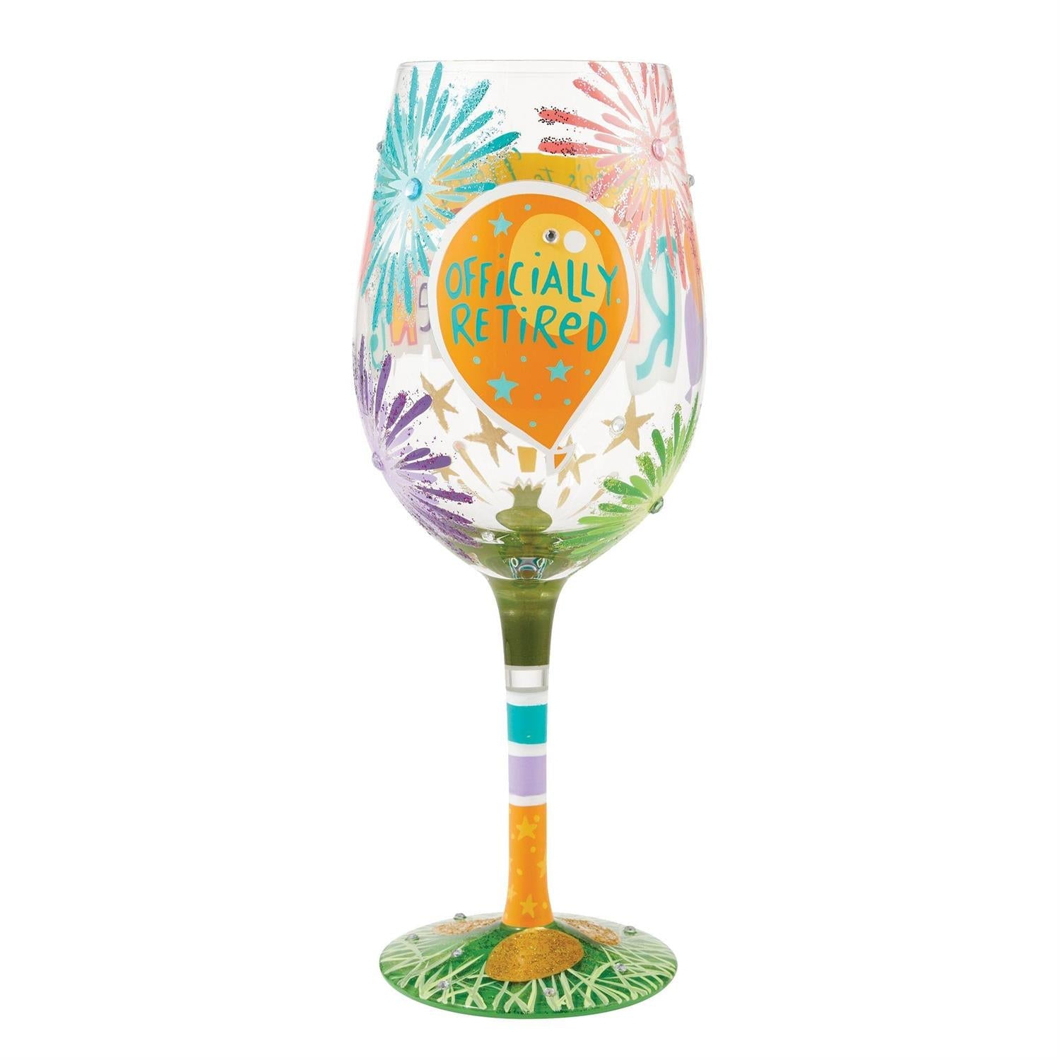 Lolita Wine Glass Here's to Your Retirement