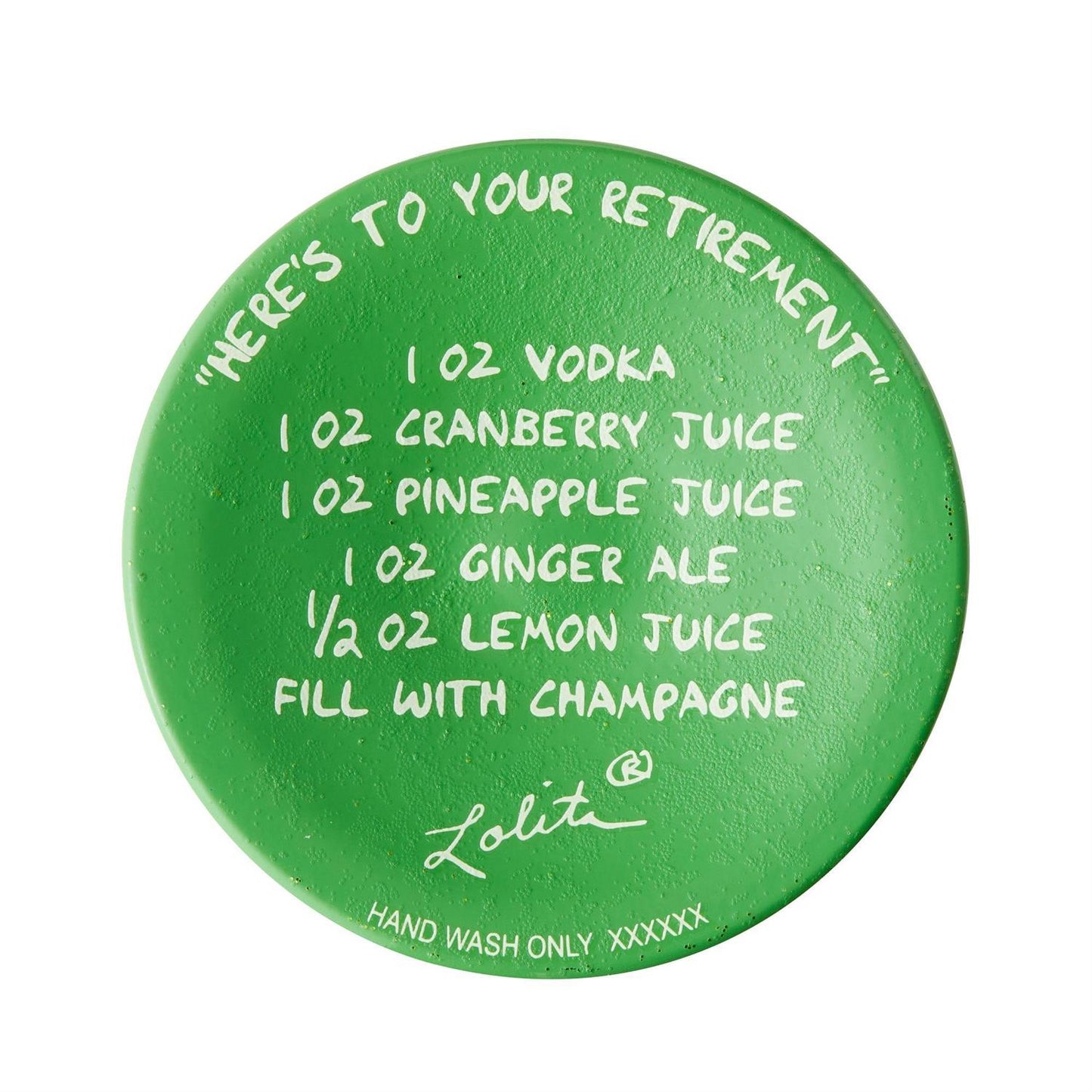 Lolita Wine Glass Here's to Your Retirement