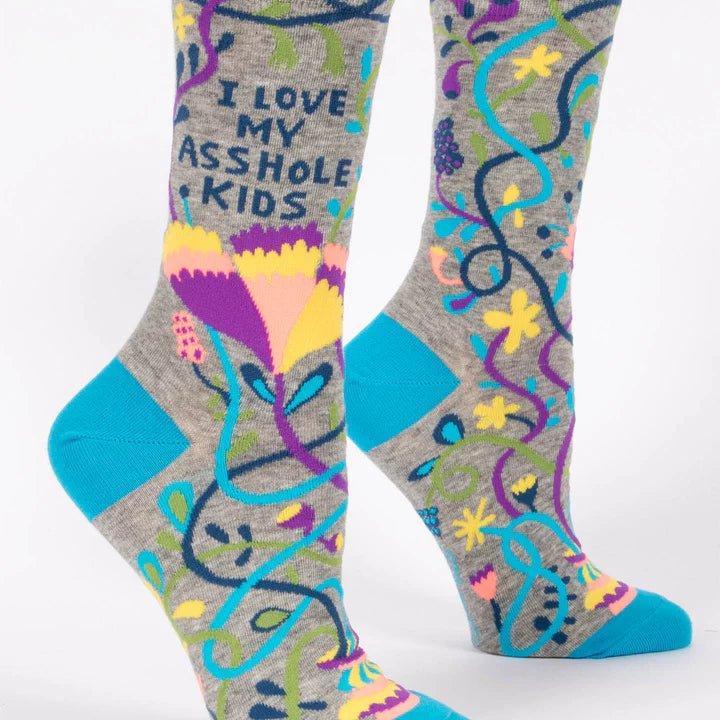 Love My Asshole Kids Crew Socks