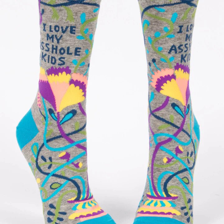 Love My Asshole Kids Crew Socks