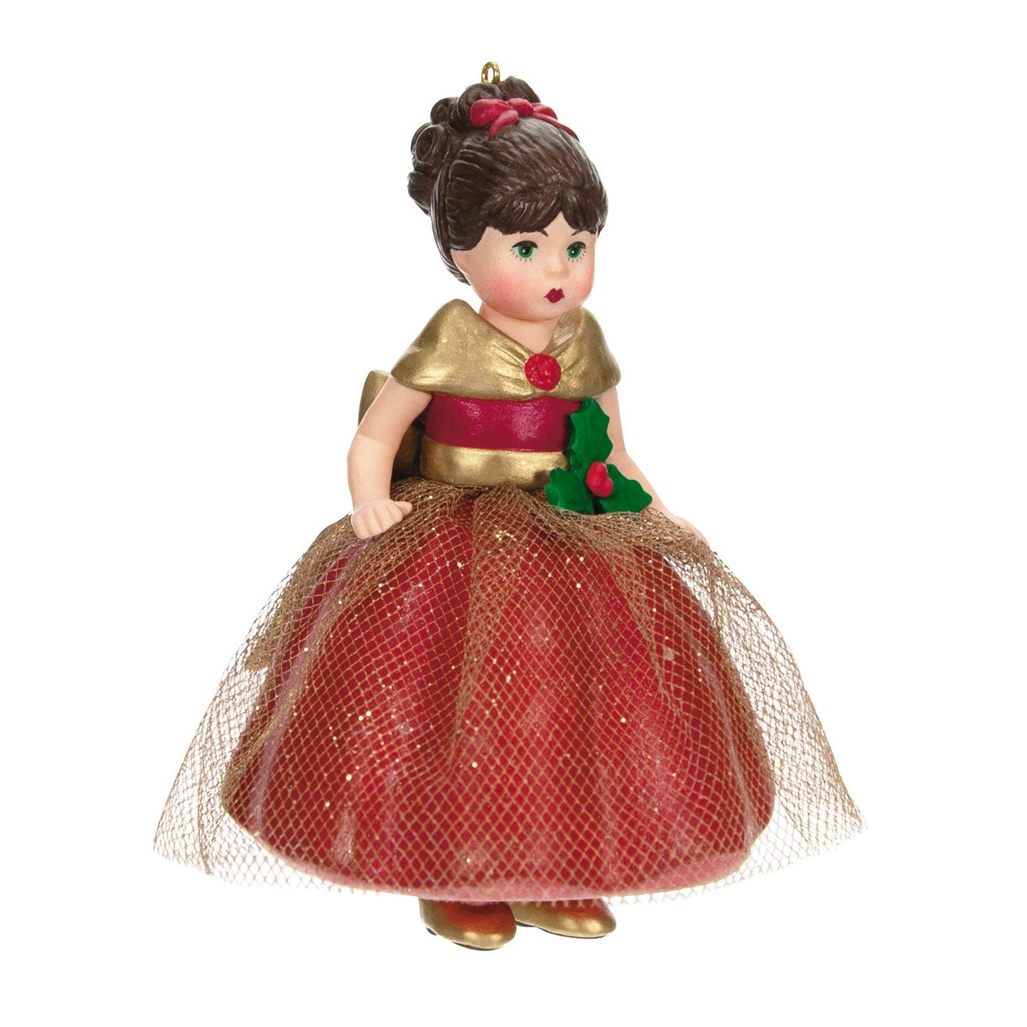 Madame Alexander Golden Holiday Celebration #28, 2023 Keepsake Ornament