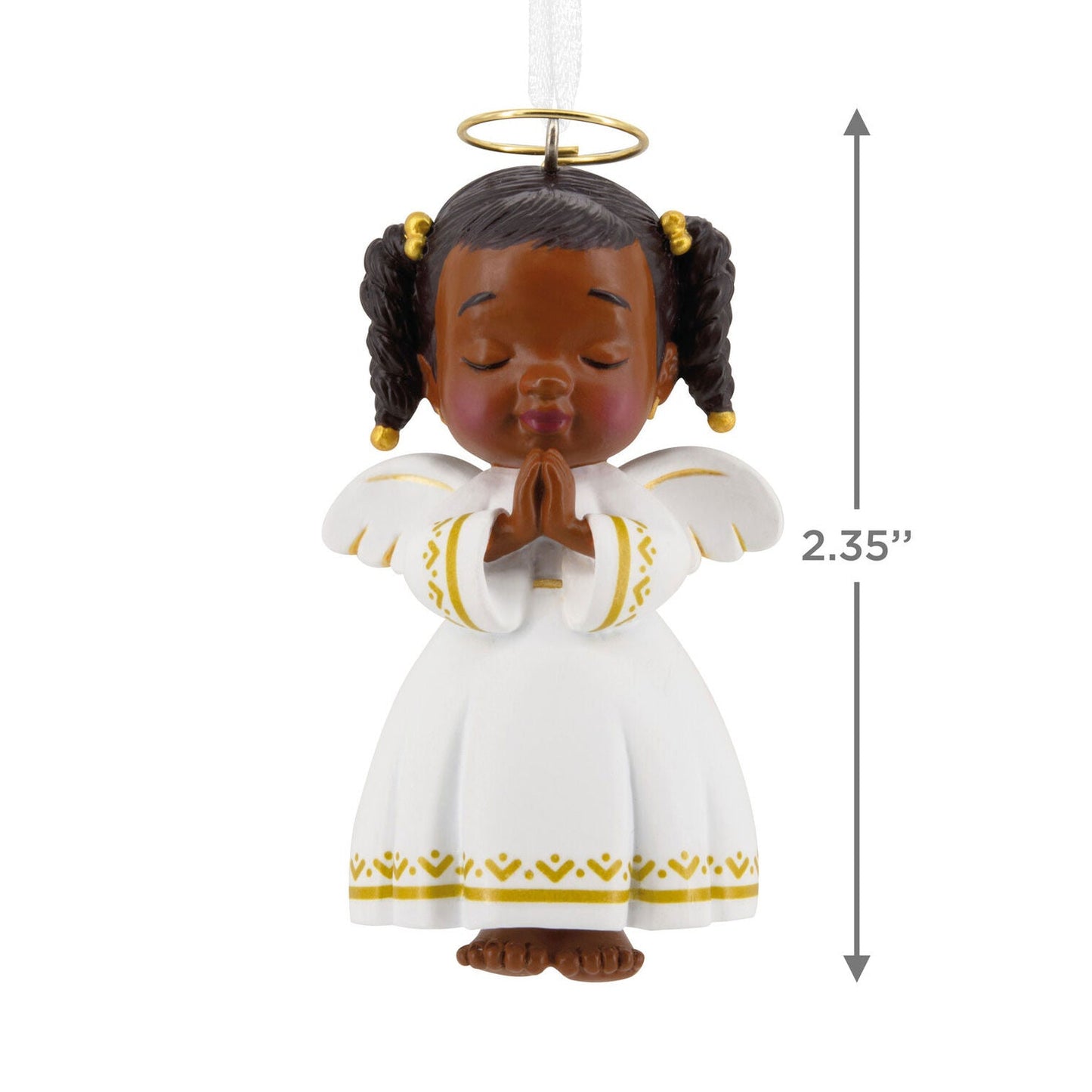 Mahogany Angel Hallmark Ornament