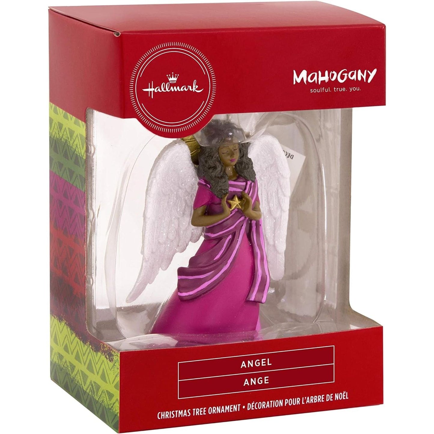 Mahogany Angel Hallmark Ornament