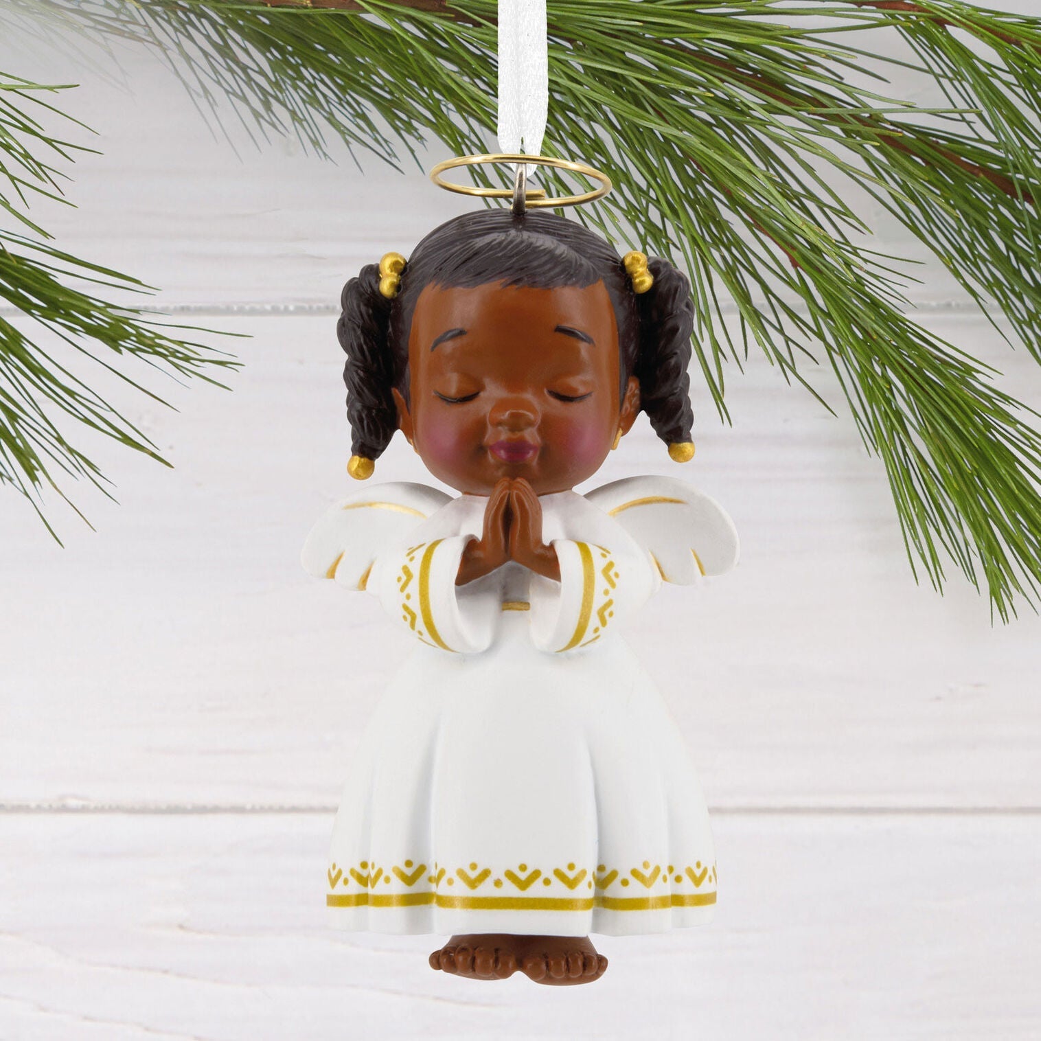 Mahogany Angel Hallmark Ornament