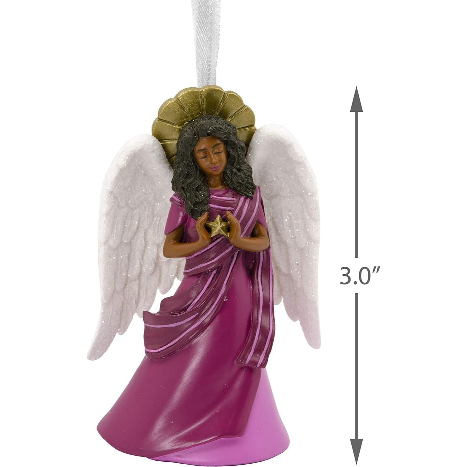 Mahogany Angel Hallmark Ornament