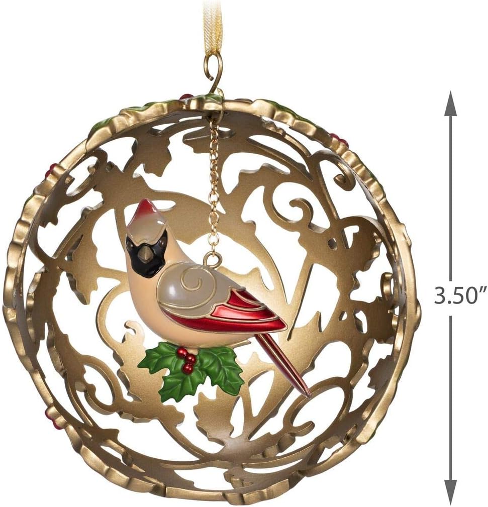 Majestic Lady Cardinal, 2019 Limited Keepsake Metal Ornament