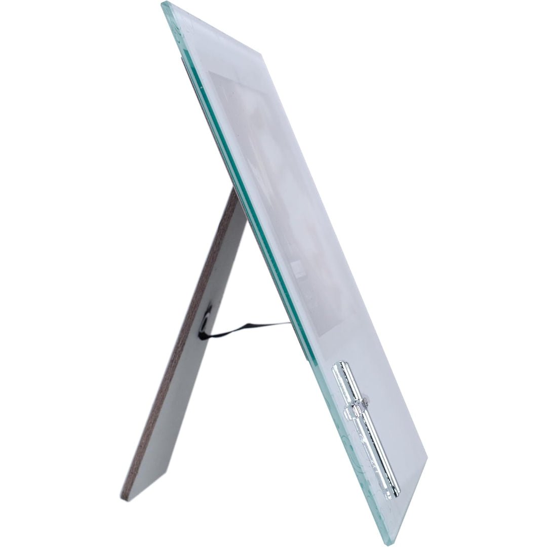 Malden 4x6 Baptism Mirrored and Frosted Glass Picture Frame