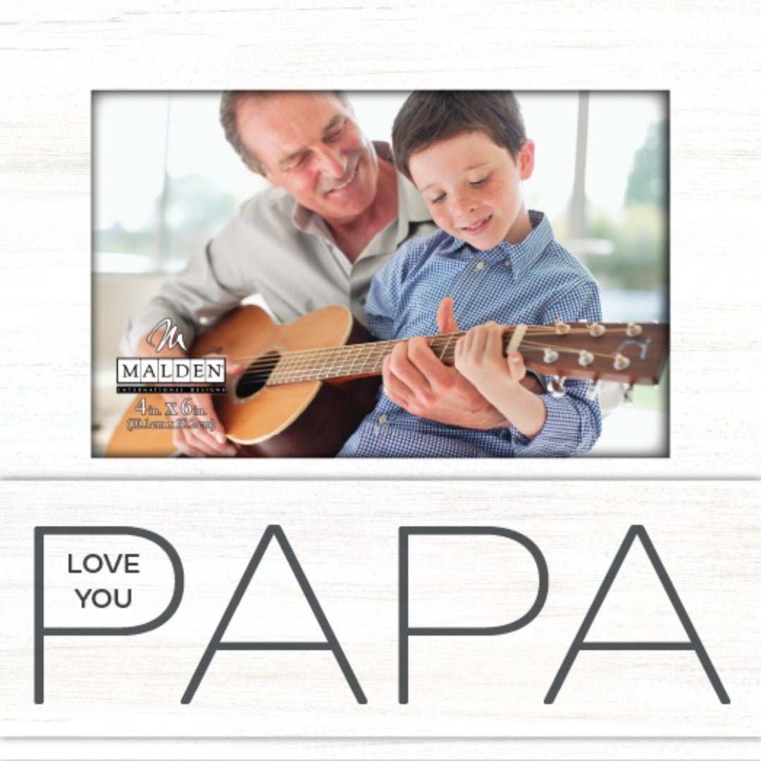 Malden 4X6 Modern Panel Papa Picture Frame