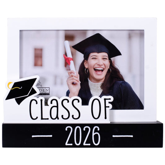 Malden Graduation Class of 2026 Platform Picture Frame Holds 4"x6" Photo