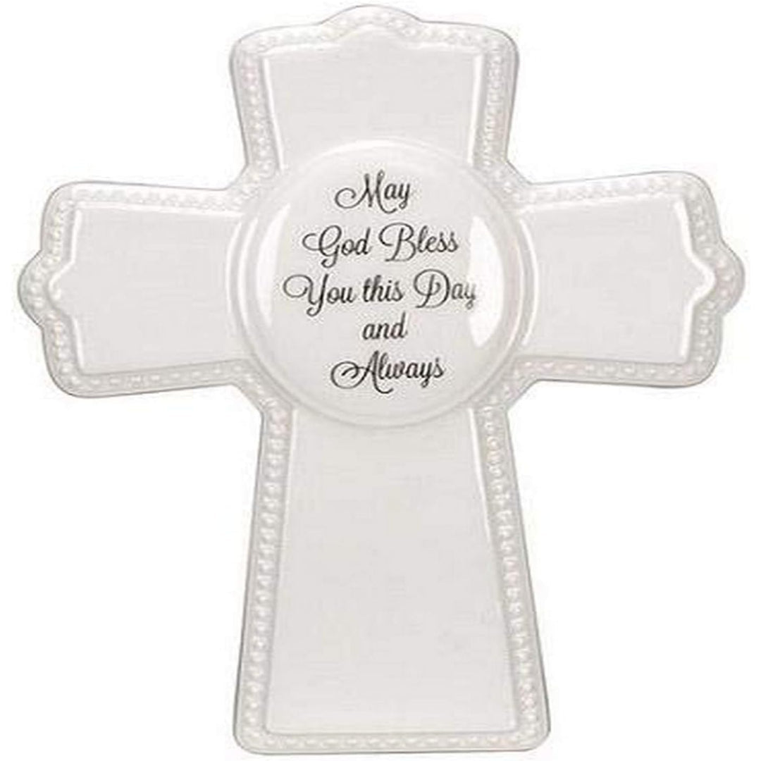 Malden May God Bless You Ceramic Cross
