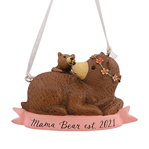 Mama Bear New Mom Dated 2021 Christmas Ornament