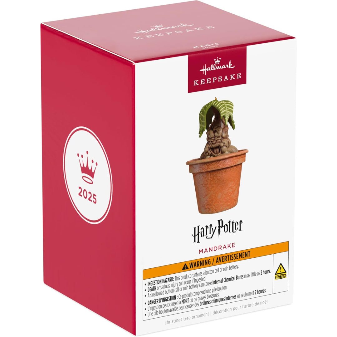 Mandrake Harry Potter 2025 Keepsake Ornament