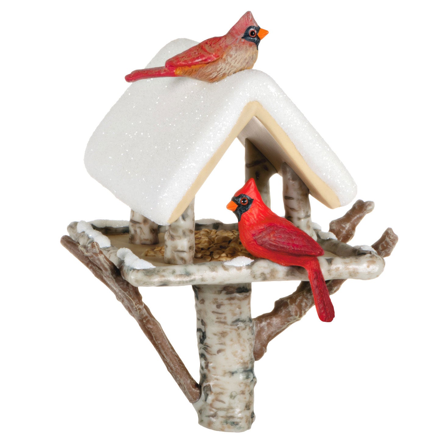 Marjoleins Garden Winter Cardinals #10, 2023 Keepsake Ornament