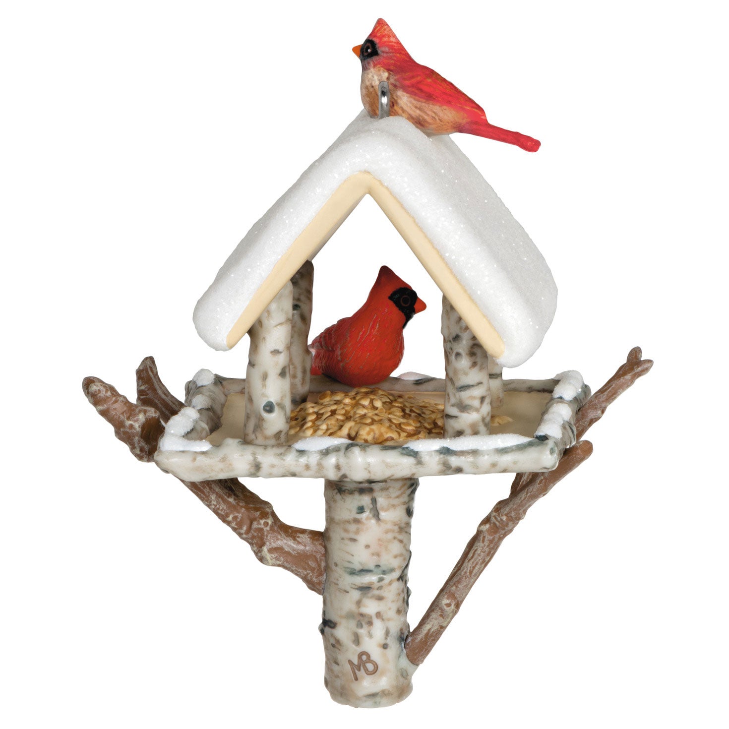 Marjoleins Garden Winter Cardinals #10, 2023 Keepsake Ornament