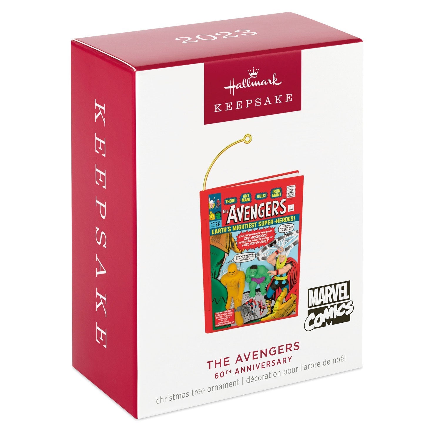 Marvel Comics The Avengers 60th Anniversary, 2023 Keepsake Ornament