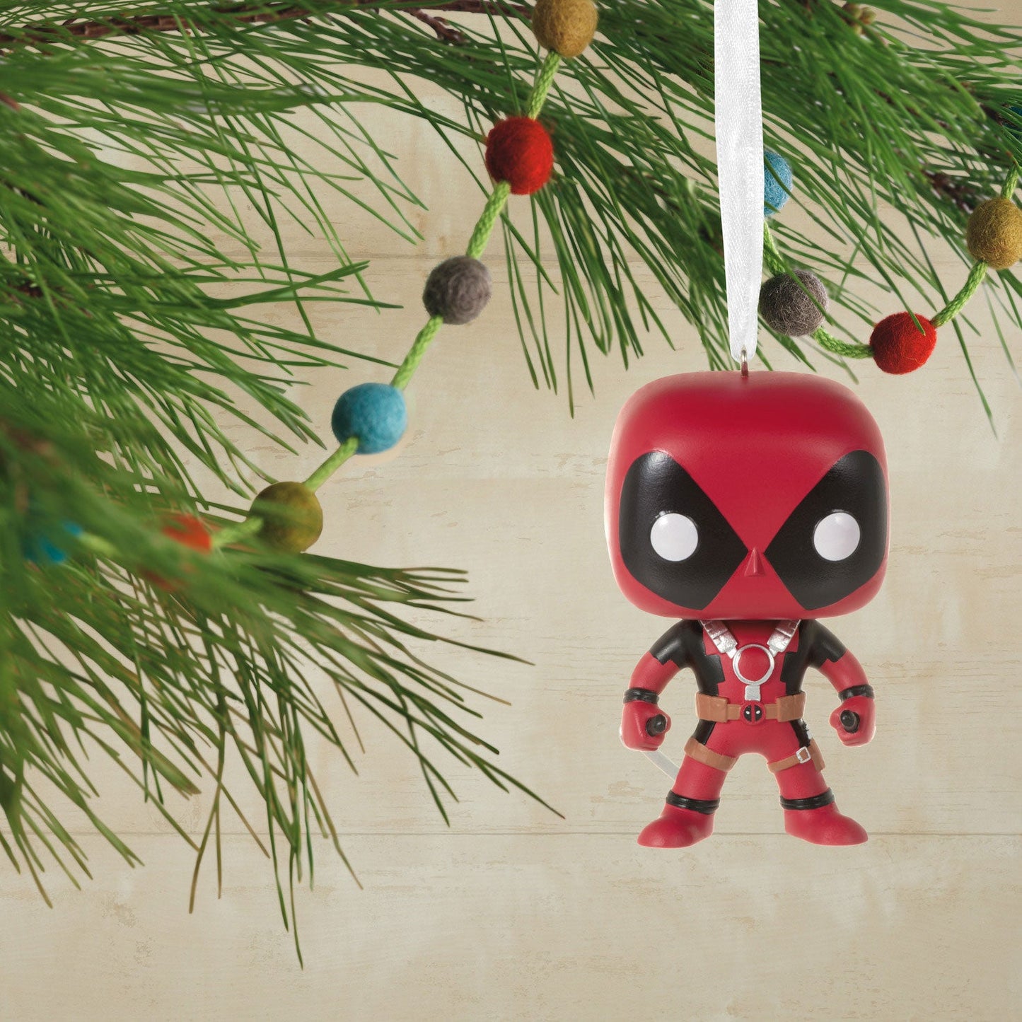 Marvel Deadpool Funko Pop Hallmark Ornament