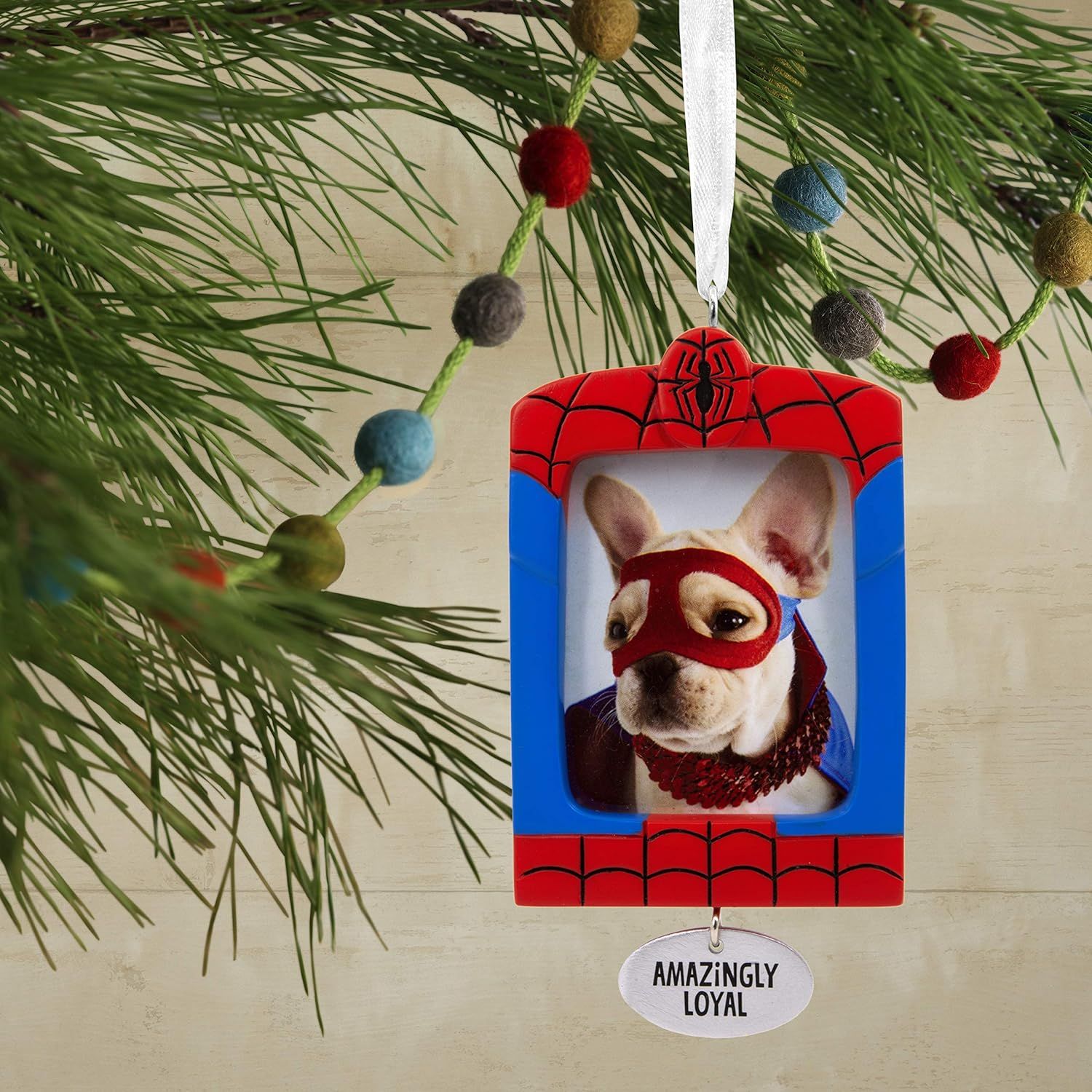 Marvel Spider-Man Pet Photo Frame Hallmark Ornament